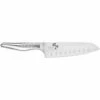 KAI EUROPE GMBH Kai Santokumesser Seki Magoroku Shoso Mit Kullenschliff, Küchenmesser, Edelstahl, Klingenlänge 16.5 Cm, AB-5157