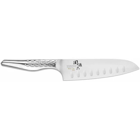 KAI EUROPE GMBH Kai Santokumesser Seki Magoroku Shoso Mit Kullenschliff, Küchenmesser, Edelstahl, Klingenlänge 16.5 Cm, AB-5157 1 KAI EUROPE GMBH Kai Santokumesser Seki Magoroku Shoso Mit Kullenschliff, Küchenmesser, Edelstahl, Klingenlänge 16.5 Cm, AB-5157