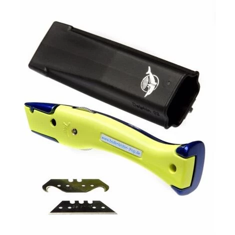 ACERTO® Delphin®-03 Style-Edition Universalmesser Cuttermesser Cutter Candy Blau - Gelb 1 ACERTO® Delphin®-03 Style-Edition Universalmesser Cuttermesser Cutter Candy Blau - Gelb