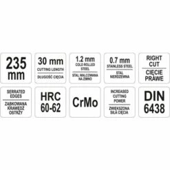 Offset-Blechschere Rechts 235 Mm Grün YATO 5 Offset-Blechschere Rechts 235 Mm Grün YATO -Angebote Schneidwerkzeug Store 37035489 3