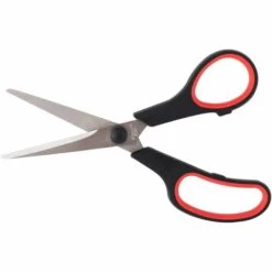 WEIHNACHTSGESCHENK Schere Aus Edelstahl, Arbeitssparend Scharf, Nähkunstschere, Bürobedarf 8,5 Zoll Rot Und Schwarz