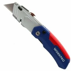 BETTERLIFE Sicherheits-Universal-Klappmesser Mit Klingenschlitz In Dem Metallgriff (mit 2 Ersatzklingen Unter Blister)