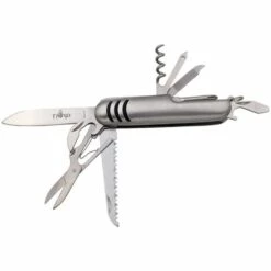 Multifunktionsmesser Third 10011 Mango Aluminium Mit Edelstahlklinge Cm, 11 Funktionen. Mit Nylonhülle.