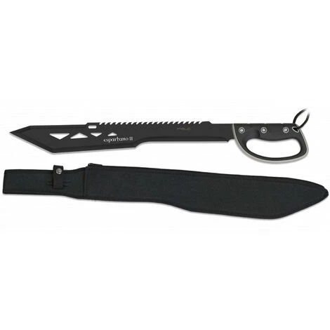 Machete Stabschneider IFIELD Grundmodell ESPARTANO II EL29005, Schwarz Getönte Klinge 49 Cm, Mango ABS, Gesamt 65,5 Cm, Mit Nylonhülle 1 Machete Stabschneider IFIELD Grundmodell ESPARTANO II EL29005, Schwarz Getönte Klinge 49 Cm, Mango ABS, Gesamt 65,5 Cm, Mit Nylonhülle