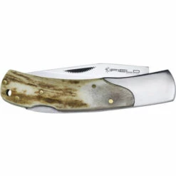 Deutsches Taschenmesser IFIELD Camper EL29034, Mit Mango Hirschgeweih, 7,8 Cm Klinge Aus Edelstahl, Farbkasten, Gesamtlänge 18 Cm, Campinggerät Zum Angeln, Jagen, Sport. -Angebote Schneidwerkzeug Store 39550540 4