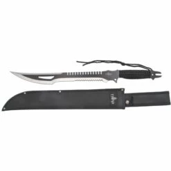 Machete Rohrschneider Third H0063BK Stahlklinge 420 47 Cm, Mango Schwarzes Geflochtenes Seil Und Nylonmantel