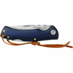 Holzmesser IFIELD Camper EL29039, Mango Ausdauer Blau, Mit Schnur, Klinge Aus Edelstahl 8,5 Cm, Campinggerät Zum Angeln, Jagen, Sport Treiben -Angebote Schneidwerkzeug Store 39553402 4