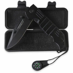 Taktisches Messer IFIELD Basic EL29024, Mango Aluminium, 9,5 Cm Klinge Aus Edelstahl, Gürtelclip, Inkl. Kompass, Gesamtlänge 22,5 Cm -Angebote Schneidwerkzeug Store 39553489 4