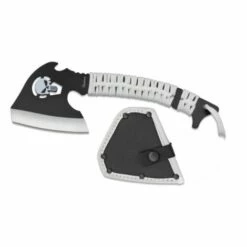 MARTINEZ ALBAINOX Albainox-Axt, 23,8 Cm Lange Klinge Aus Rostfreiem Stahl Mit Schädel, Mango Besaitet, Mit Nylonscheide