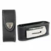 Lederscheide Für Messer Victorinox Schwarz, 49 Gr, Mit Drehclip, Gesamtlänge 10 Cm, 4.0520.31
