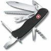 Schweizer Taschenmesser Victorinox Outrider, Mit 14 Funktionen, Mit Schraubendreher Philips + Schere, 158 G, Länge 111 Mm, Farbe Schwarz