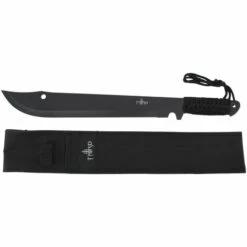 Machete Third, Klinge Aus Rostfreiem Stahl, 39 Cm, Satiniert, Griff Aus Geflochtenem Seil, Gesamtlänge 51,5 Cm, 13796