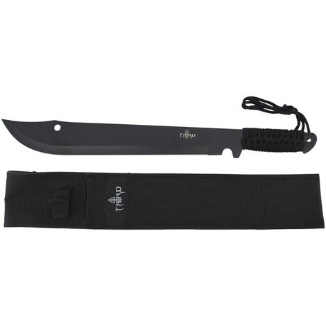 Machete Third, Klinge Aus Rostfreiem Stahl, 39 Cm, Satiniert, Griff Aus Geflochtenem Seil, Gesamtlänge 51,5 Cm, 13796 1 Machete Third, Klinge Aus Rostfreiem Stahl, 39 Cm, Satiniert, Griff Aus Geflochtenem Seil, Gesamtlänge 51,5 Cm, 13796