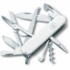 Schweizer Taschenmesser Victorinox Huntsman, Inklusive Schere Und Holzsäge, 15 Funktionen, Für Camping, Farbe White