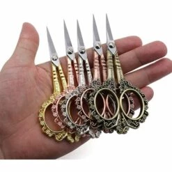 BARES 1 Packung Maniküre-Tools Vintage Pflaumen-Schere European Simple Style Stilvolle Schere Multifunktionale Nagelschere Edelstahl (Bronze) -Angebote Schneidwerkzeug Store 39639233 4