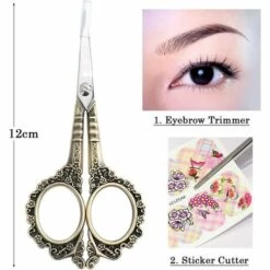 BARES 1 Packung Maniküre-Tools Vintage Pflaumen-Schere European Simple Style Stilvolle Schere Multifunktionale Nagelschere Edelstahl (Bronze) -Angebote Schneidwerkzeug Store 39639233 5