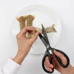 HUOHOU Kuchenschere Edelstahlschere Mehrzweckschere Werkzeug Korrosionsschutz Fur Fleisch Gemuse Krauterschere Multifunktionales Kuchenwerkzeug -Angebote Schneidwerkzeug Store 40000471 4