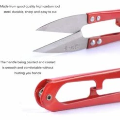 BARES 12 Stück U Nähschere Trimmer, Thrum Stickerei Angelfaden Perlen Cutter, Mini Kleine Nipper Cutter Schere, Ideal Für Stich, Heimwerkerbedarf -Angebote Schneidwerkzeug Store 40002745 5