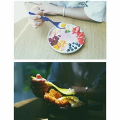 DONTODENT Camping-Picknick-Reise-Klapplöffel-Werkzeug Rosa -Angebote Schneidwerkzeug Store 40268788 4