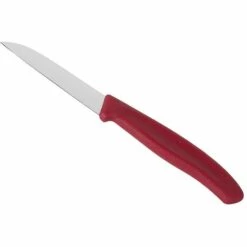 VICTORINOX Gemüsemesser SwissClassic, 8 Cm, Schwarz Rostfreier Stahl (100883)