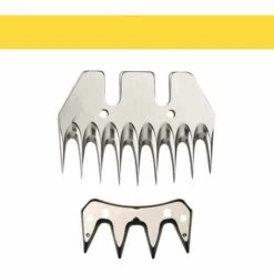 THSINDE Ersatzmesser Für Elektrische Scheren, 9 Messer Mit Geraden Zähnen Für Scheren, Ein Großes Und Ein Kleines