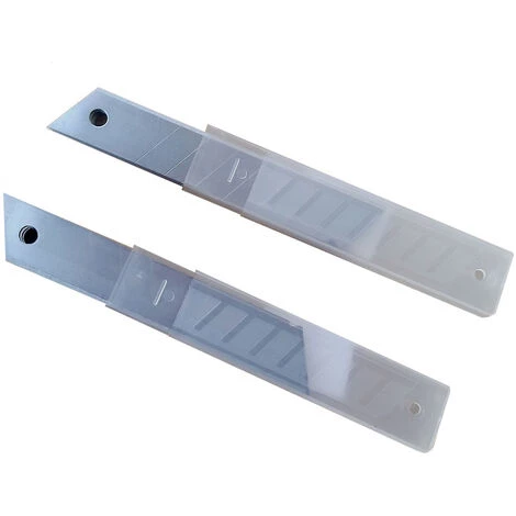 VAGO- TOOLS 10x Abbrechklingen Ersatzklingen 18 Mm Teppichmesser Klingen Teppich 2 VAGO- TOOLS 10x Abbrechklingen Ersatzklingen 18 Mm Teppichmesser Klingen Teppich – Bild 2