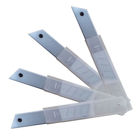 VAGO- TOOLS 10x Abbrechklingen Ersatzklingen 18 Mm Teppichmesser Klingen Teppich 3 VAGO- TOOLS 10x Abbrechklingen Ersatzklingen 18 Mm Teppichmesser Klingen Teppich – Bild 3