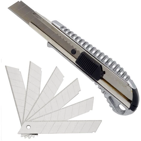 SBS® Cuttermesser I 18mm I 1 Stück + 10 Abbrechklingen 4 SBS® Cuttermesser I 18mm I 1 Stück + 10 Abbrechklingen – Bild 4