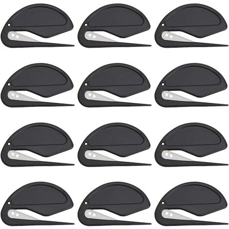 ILOVEMILAN 12er Set Brieföffner Für Herren 4 Farben Mit Rasierklinge Für Briefumschläge, Päckchen, Papierschneider, Briefschneider 1 ILOVEMILAN 12er Set Brieföffner Für Herren 4 Farben Mit Rasierklinge Für Briefumschläge, Päckchen, Papierschneider, Briefschneider