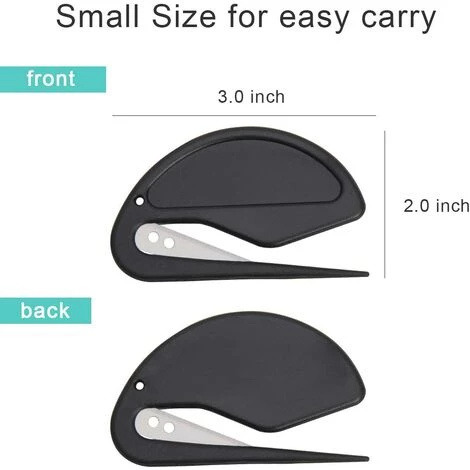 ILOVEMILAN 12er Set Brieföffner Für Herren 4 Farben Mit Rasierklinge Für Briefumschläge, Päckchen, Papierschneider, Briefschneider 2 ILOVEMILAN 12er Set Brieföffner Für Herren 4 Farben Mit Rasierklinge Für Briefumschläge, Päckchen, Papierschneider, Briefschneider – Bild 2