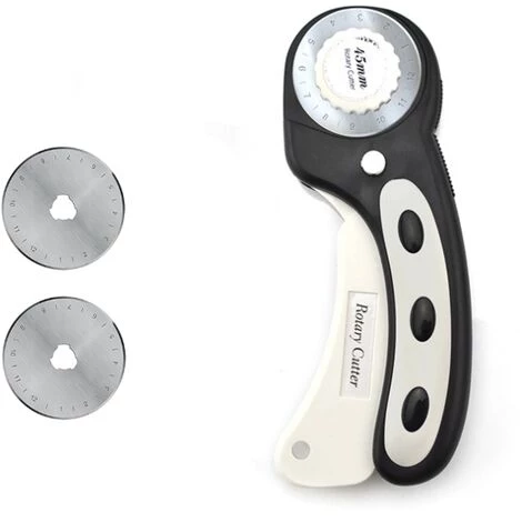 TRIOMPHE Schwarz Rotary Cutter Kit 45MM Cutter Patchwork Rundmesser Rundmesser Rollmesser Stoffmesser Ledermesser Nähen Stoff Leder Nähen 1 TRIOMPHE Schwarz Rotary Cutter Kit 45MM Cutter Patchwork Rundmesser Rundmesser Rollmesser Stoffmesser Ledermesser Nähen Stoff Leder Nähen