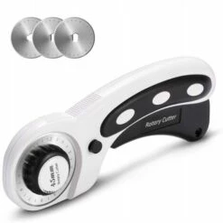 TRIOMPHE Das Austauschbare Rotationsmesser-Set Ist Ideal Zum Nähen, Stoffschneiden, Papierschneiden, Lederschneiden Usw. Sehr Gut Geeignet Für Handwerker, Maßanfertigungen Etc.