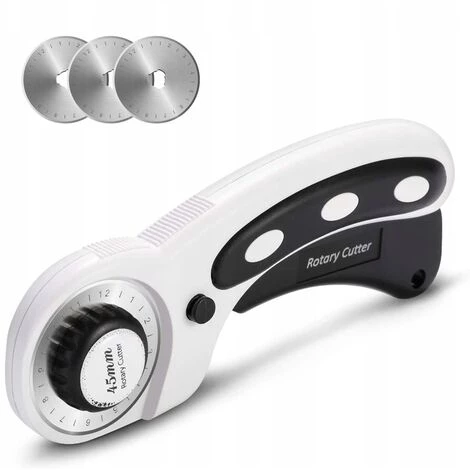 TRIOMPHE Das Austauschbare Rotationsmesser-Set Ist Ideal Zum Nähen, Stoffschneiden, Papierschneiden, Lederschneiden Usw. Sehr Gut Geeignet Für Handwerker, Maßanfertigungen Etc. 1 TRIOMPHE Das Austauschbare Rotationsmesser-Set Ist Ideal Zum Nähen, Stoffschneiden, Papierschneiden, Lederschneiden Usw. Sehr Gut Geeignet Für Handwerker, Maßanfertigungen Etc.