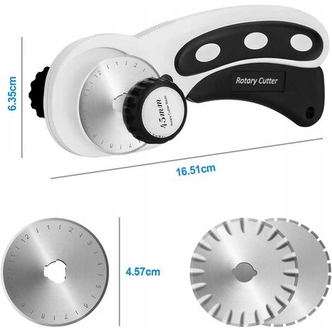 TRIOMPHE Das Austauschbare Rotationsmesser-Set Ist Ideal Zum Nähen, Stoffschneiden, Papierschneiden, Lederschneiden Usw. Sehr Gut Geeignet Für Handwerker, Maßanfertigungen Etc. 2 TRIOMPHE Das Austauschbare Rotationsmesser-Set Ist Ideal Zum Nähen, Stoffschneiden, Papierschneiden, Lederschneiden Usw. Sehr Gut Geeignet Für Handwerker, Maßanfertigungen Etc. – Bild 2