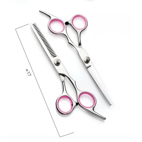 TRIOMPHE Haarschneideschere Friseurschere Set Effilierschere Kammschere Etui Professioneller Friseursalon Heimschere Set Für Männer Frauen Tiere (7-teiliges Silber-Set) 2 TRIOMPHE Haarschneideschere Friseurschere Set Effilierschere Kammschere Etui Professioneller Friseursalon Heimschere Set Für Männer Frauen Tiere (7-teiliges Silber-Set) – Bild 2