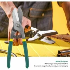 TRIOMPHE TRIO Deutschland Typ Cut Gerade Schere, Metallschere Metallschere Perfekt Zum Schneiden Von Aluminium, Blech, Leder, Karton Und Kunststoff (8 Zoll) -Angebote Schneidwerkzeug Store 41682488 3