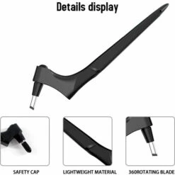 HAPPYSHOPPING Edelstahl-Bastelmesser Präzisions-Craft-Schneidwerkzeuge 360-Grad-rotierende Klinge Handheld-Cutter Mit Drei Verschiedenen Winkel-Ersatzklingen 15°/30°/45° Für Hobby-Kunsthandwerk-Sammelalbum,Gelb -Angebote Schneidwerkzeug Store 42156745 4