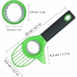 BRIDAY Avocadoschneider, 3 In 1 Avocadoschneider, Avocadoschäler Geeignet Für Kiwi, Drachenfrucht, Mango -Angebote Schneidwerkzeug Store 42242178 4