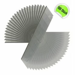 TOOLTRADERS Cuttermesser Abbrechklingen Teppichmesserklingen Ersatzklingen 100 Stück 18mm