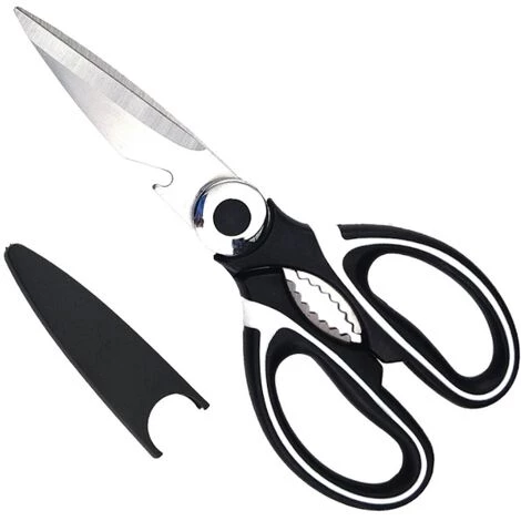 ILoveMilan Multifunktions-Küchenschere Geeignet Für Hühnerknochen Gemüse Melone Fischknochen Fleischschere Mehrzweck-Haushaltsschere 1 ILoveMilan Multifunktions-Küchenschere Geeignet Für Hühnerknochen Gemüse Melone Fischknochen Fleischschere Mehrzweck-Haushaltsschere