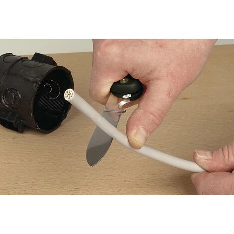 Wolfcraft Kabelmesser Mit Kunststoffgriff 3 Wolfcraft Kabelmesser Mit Kunststoffgriff – Bild 3