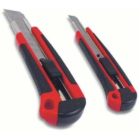 NO NAME Universalmesser-Set, 2-teilig, Inkl. Ersatzklingen, Rot 1 NO NAME Universalmesser-Set, 2-teilig, Inkl. Ersatzklingen, Rot