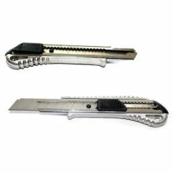 MARKENLOS 144x Druckguss Aluminium Cuttermesser 18mm Universalmesser Cutter Teppichmesser