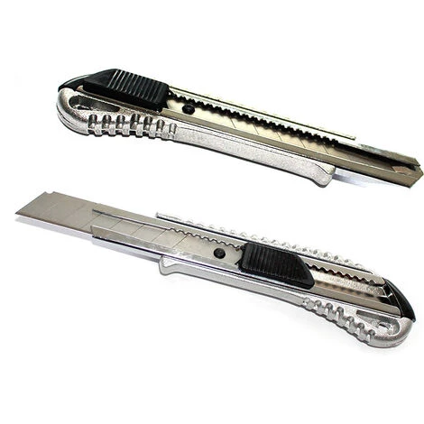 VAGO- TOOLS 1 St Druckguss Alu Cuttermesser 18mm Universalmesser Cutter Teppichmesser 3 VAGO- TOOLS 1 St Druckguss Alu Cuttermesser 18mm Universalmesser Cutter Teppichmesser – Bild 3