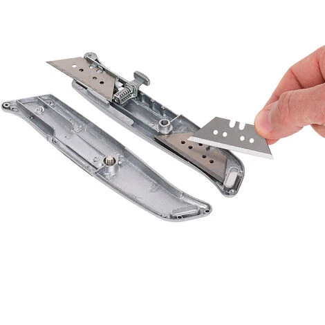 VARO Cuttermesser Edelstahl 18 Mm SK5-Stahl Trapezklinge 3 VARO Cuttermesser Edelstahl 18 Mm SK5-Stahl Trapezklinge – Bild 3