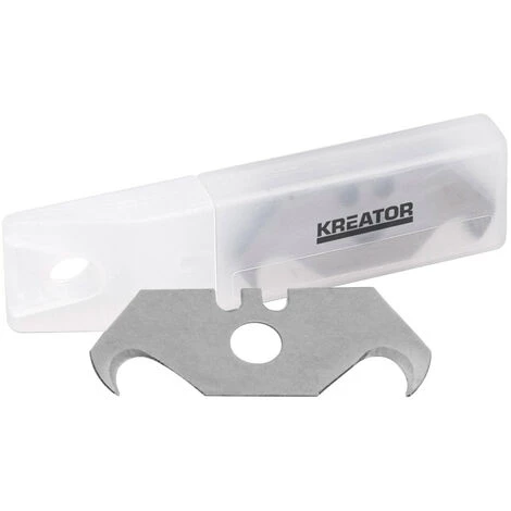 VARO Kreator Ersatz Haken-Klingen 10 Stück 60 X 19 Mm SK5 Stahl Gehakte Ersatzklingen 1 VARO Kreator Ersatz Haken-Klingen 10 Stück 60 X 19 Mm SK5 Stahl Gehakte Ersatzklingen