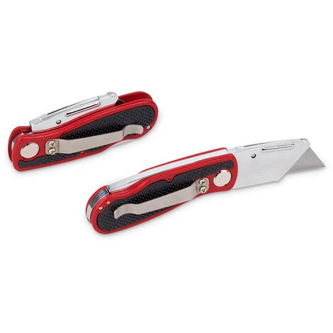 VARO Kreator Cuttermesser Klappbar Autolock Softgriff 5x Ersatzklingen 18 Mm 2 VARO Kreator Cuttermesser Klappbar Autolock Softgriff 5x Ersatzklingen 18 Mm – Bild 2