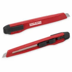 VARO KRT000200 - Kreator Cuttermesser 3 Stück 9mm 18mm Abbrechklinge Schieberaster Teppichmesser -Angebote Schneidwerkzeug Store 44001229 3