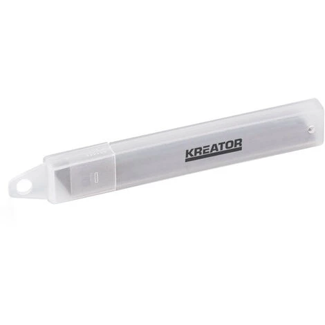 VARO KRT000403 - Kreator Ersatzklingen Snap-Off 10 Stück 9 X 80 Mm SK5 Stahl Abbrechklingen 2 VARO KRT000403 - Kreator Ersatzklingen Snap-Off 10 Stück 9 X 80 Mm SK5 Stahl Abbrechklingen – Bild 2
