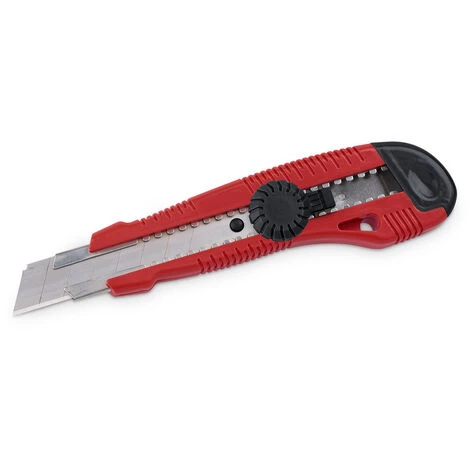 VARO KRT000203 - Kreator Cuttermesser 18 Mm Abbrechklinge Drehsperre SK5 Stahl Teppichmesser 1 VARO KRT000203 - Kreator Cuttermesser 18 Mm Abbrechklinge Drehsperre SK5 Stahl Teppichmesser